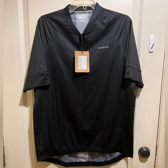INBIKE Cycling Jersey 3 Rear Pockets Moisture Quick Dry Reflective Biking Shirts - Picture 2 of 12